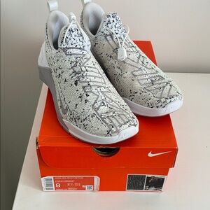 Nike White and Black Athletic Shoes